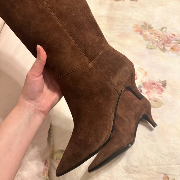 SOLD - J Crew Stevie Suede Boots - Picture 3 of 4